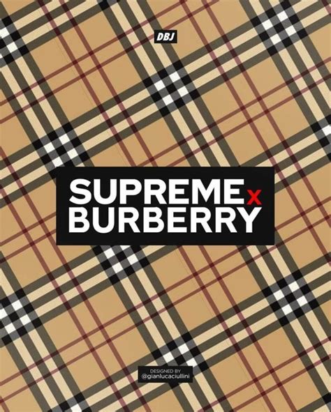 when is supreme burberry drop|supreme x burberry collab.